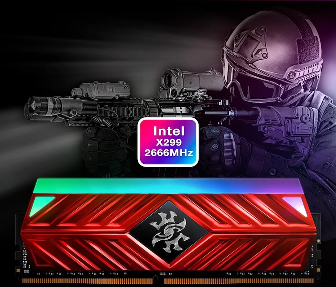 Memorie desktop ADATA XPG Spectrix D41 RGB, 2x8GB DDR4, 3200MHz